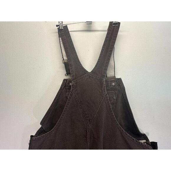 Carhartt Brown Denim Overalls 52/30 - Picture 6 of 14